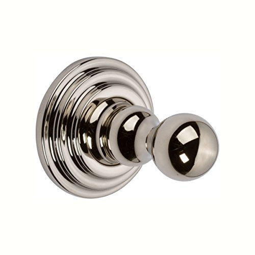 【中古】【未使用・未開封品】Ginger 1110 Chelsea Single Hook Robe Hook, Polished Nickel by Ginger