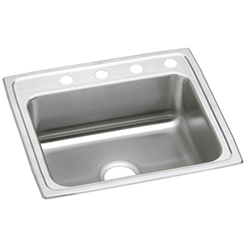 【中古】【未当て嵌める・未開封品】Elkay Celebrity PSR25213 シングルボウルトップマウントステンレススチールシンク