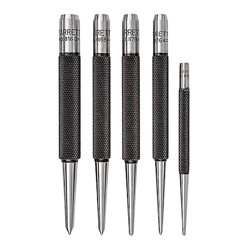 【中古】【未使用・未開封品】Starrett S816PC 5-Piece Punch Set, 3 Prick Punches with 5/64-5/32 Diameters and 2 Center Punches with 1/16 and 3/32 Diameters, In Plast|AJIMURA-SHOP