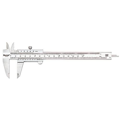 【中古】【未使用・未開封品】Starrett 125MEA-6/150 Vernier Caliper, Stainless Steel, 0-6/0-150mm Range, 0.001/0.02mm Resolution by Starrett|AJIMURA-SHOP