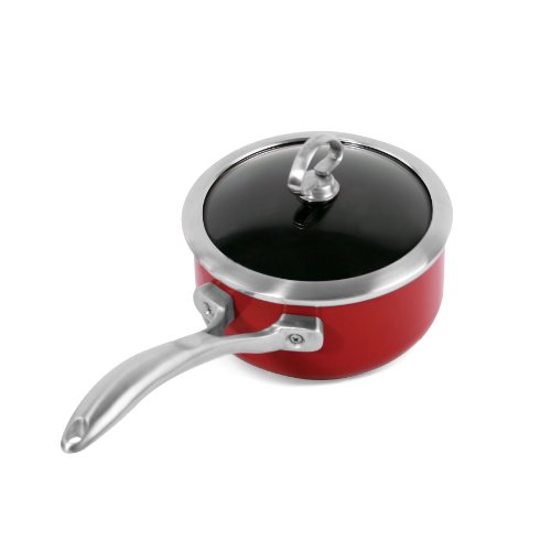 【中古】【未使用・未開封品】(Chili Red) - Chantal Copper Fusion 1.9l Sauce Pan with Lid, Chilli Red｜AJIMURA-SHOP 49,416円