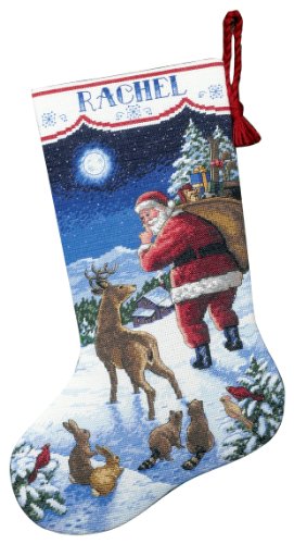 【中古】【未使用・未開封品】Santa's Arrival Stocking Counted Cross Stitch Kit-16\