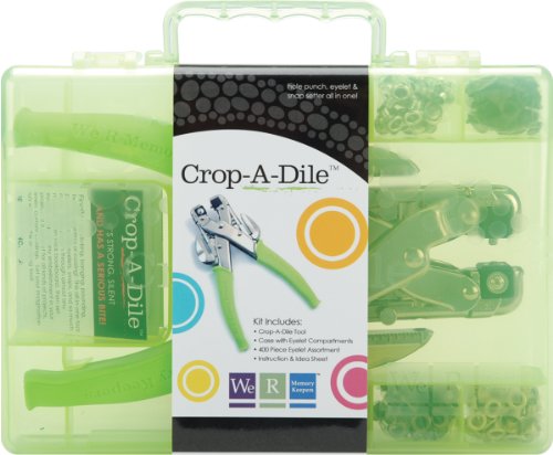 【中古】【未使用・未開封品】We R Memory Keepers ツール Crop-A-Dile - Pink Case with 100 Eyelets and Tool 70908-4|AJIMURA-SHOP