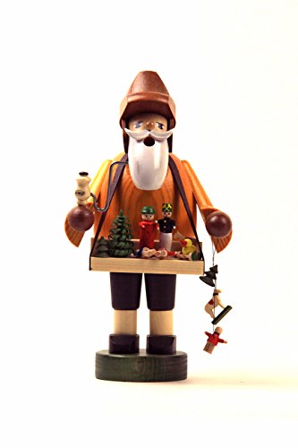 【中古】【未使用・未開封品】KWO　煙出し人形　白いひげのおもちゃ屋さん　18cm　ドイツ製　21020