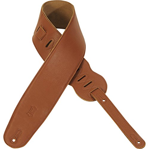 【中古】【未使用・未開封品】Levy's Leathers ガーメントレザーベースギターストラップ 標準 M4GF-TAN