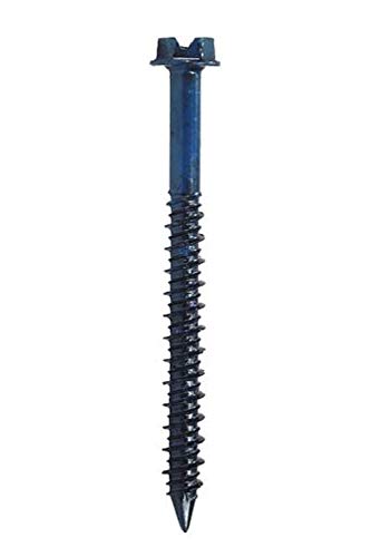 【中古】【未使用・未開封品】Simpson Strong-Tie TTN25214H Titen Masonry Screw 六角ヘッド 1/4インチ x 2-1/4インチ 100ct