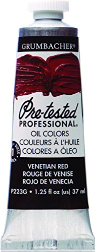 【中古】【未使用・未開封品】Grumbacher Pre-Tested Oil Paint, 37ml/1.25 Ounce, Venetian Red (P223G)