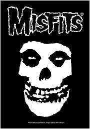 【中古】【未当て嵌める・未開封品】Misfits???Fiend Skull Textile張り出し???30?\