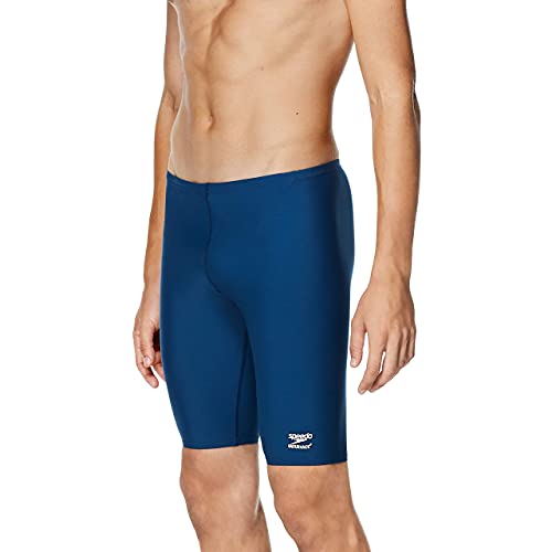【中古】【未当て嵌める・未開封品】Speedo(迅速さ) エンデュランスプラス(Endurance+) 海水着 メンズ 無地 ジャマー ポリエステル製 32 青色 水泳-メンズ競技水着-スポーツ・アウトドア