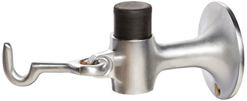 【中古】【未使用・未開封品】Ives FS446 US26D Floor Stop, Angled Bumper with Holder, Masonry Anchor, Satin Chrome Finish by IVES