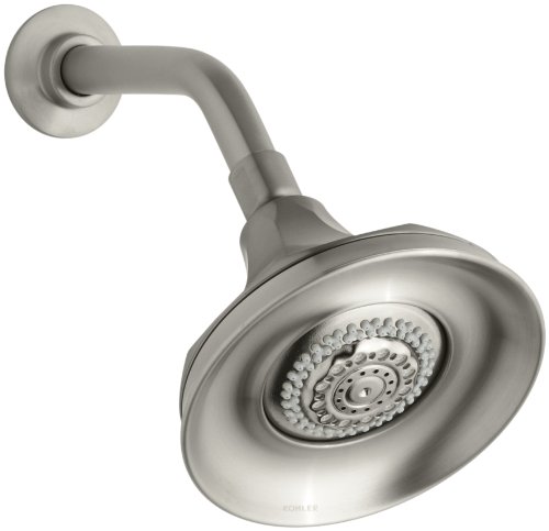 【中古】【未使用・未開封品】(brushed nickel) - KOHLER K-444-BN Memoirs Multifunction Showerhead, Vibrant Brushed Nickel
