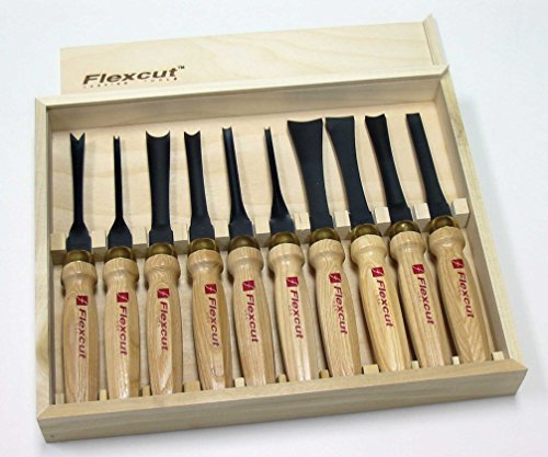 【中古】【未使用・未開封品】Flexcut 10 Pc. Deluxe Mallet Set by Flexcut|AJIMURA-SHOP