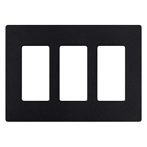 【中古】【未使用・未開封品】Lutron ウォールプレート 3口型 クラロ 1 Pack SC-3-MN 1 [並行輸入品]