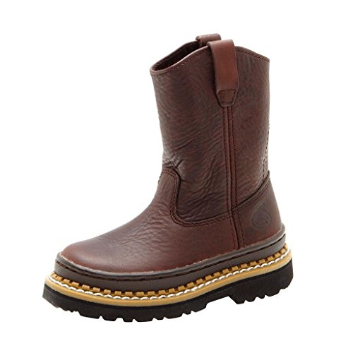 【中古】【未使用・未開封品】[Georgia] Boot Wellington Youth Brown, 5.5