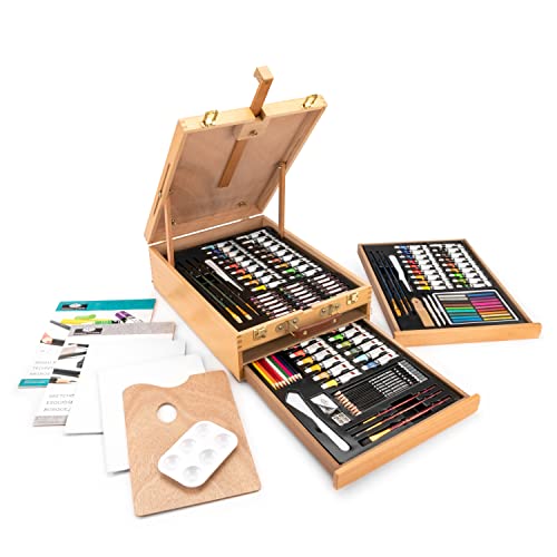 【中古】【未使用・未開封品】Royal & Langnickel 150-Piece All Media Easel Artist Set by Royal & Langnickel