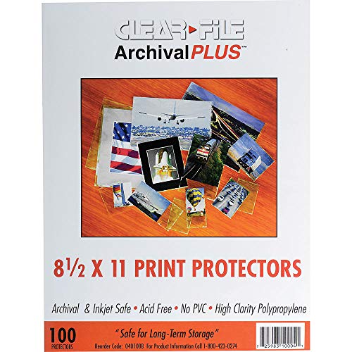 【中古】【未当てはめる・未開封品】Archival Plus Print Bags 8.5X11 Pkg 100