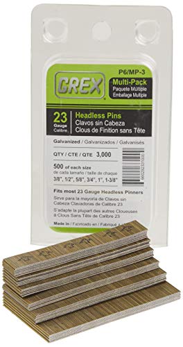 【中古】【未使用・未開封品】Grex p6?/ mp-3?23ゲージマルチパックヘッドレス3ピン( 000?perボックス) by Grex電源ツール