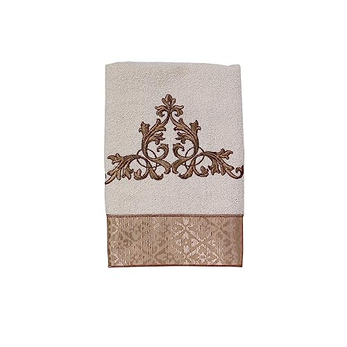【中古】【未使用・未開封品】Avanti Linens モナコ ハンドタオル アイボリー