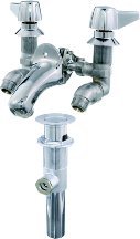 【中古】【未使用・未開封品】Central Brass 1178-DA 2-Handle Slant Back Lavatory Faucet by Central Brass
