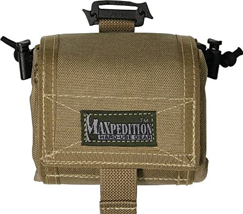【中古】【未使用・未開封品】Maxpedition Mega Rollypoly Folding Dump Pouch - Khaki - One Size