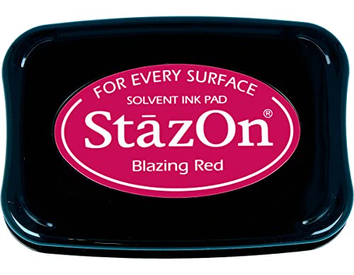 【中古】【未使用・未開封品】StazOn Solvent Ink Pad-Blazing Red (並行輸入品)｜AJIMURA-SHOP