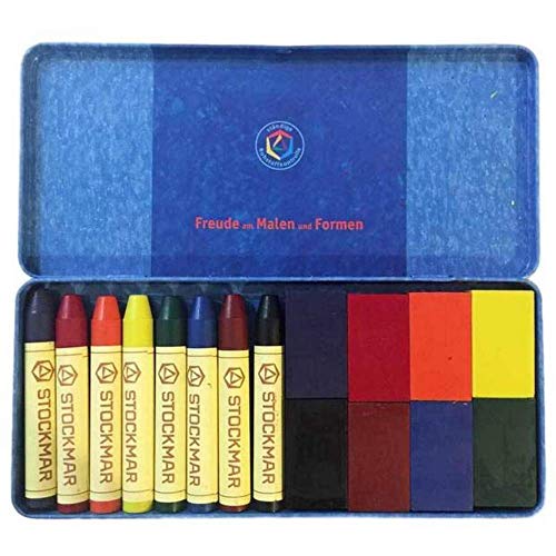 【中古】【未使用・未開封品】Stockmar Block/Stick Beeswax Crayon Combination in a Tin - Set of 16 21,574円