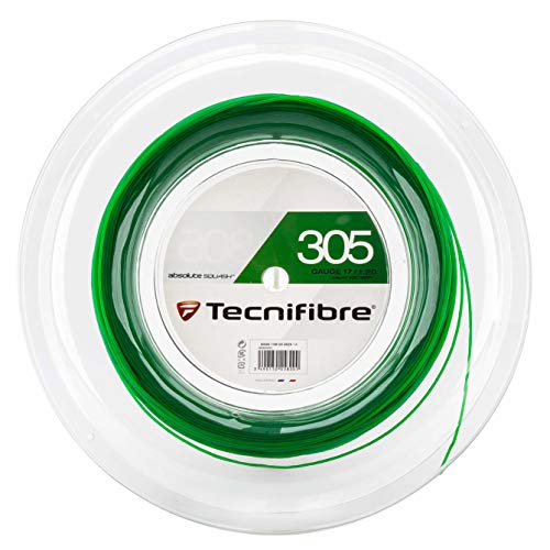 【中古】【未当て嵌める・未開封品】Tecnifibre 305 SPL Squash String Reel 1.20 - Green