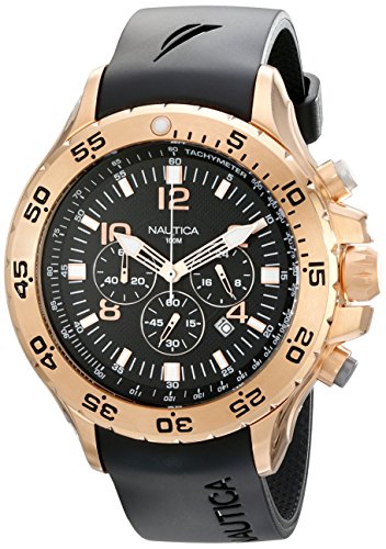 【中古】【未使用・未開封品】ノーティカ Nautica Men's N18523G NST Gold-Tone Stainless Steel Dress Watch [並行輸入品]