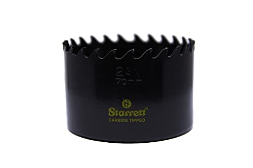 【中古】【未使用・未開封品】Starrett Carbide Tipped Hole Saw 2-3/4 IN (70MM) PK/1 by Starrett