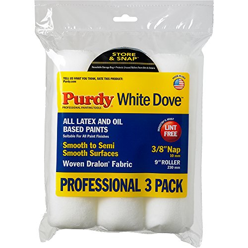 【中古】【未使用・未開封品】Purdy 14b863000?9?x 3?/ 8インチロールカバー、ホワイト、3?- Pack