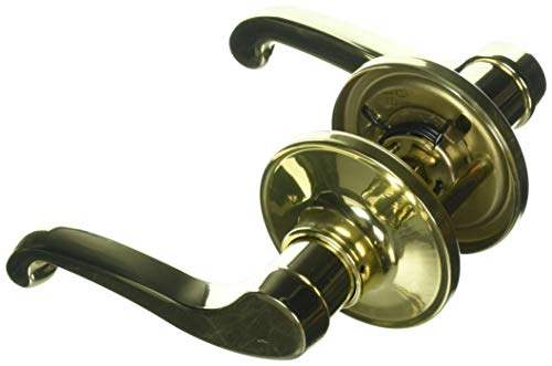 【中古】【未使用・未開封品】Schlage J Dexter ブライトブラス ユニバーサルパッセージドアレバー｜AJIMURA-SHOP