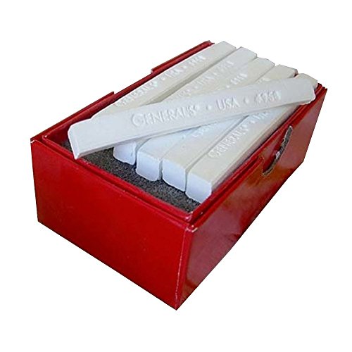 【中古】【未使用・未開封品】General Pencil Compressed Charcoal Sticks- Box of Twelve White by General Pencil|AJIMURA-SHOP