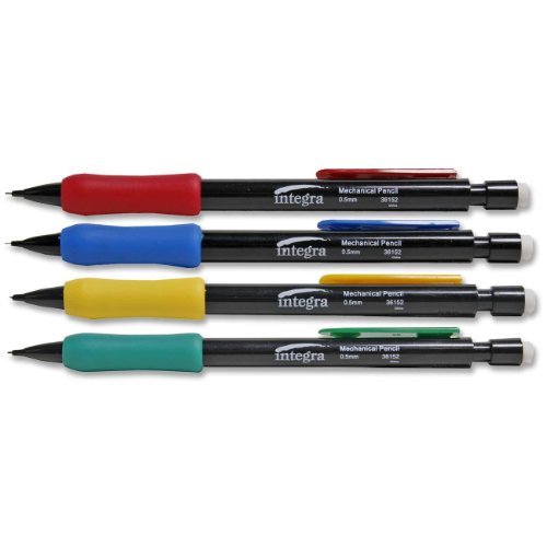 【中古】【未使用・未開封品】Integra Grip Mechanical Pencil, Refillable, 0.5mm, Assorted (ITA36152)|AJIMURA-SHOP