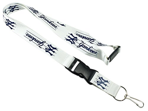 【中古】【未使用・未開封品】ニューヨーク ヤンキース デラックス ブレイクアウェイ ストラップ (ホワイト)