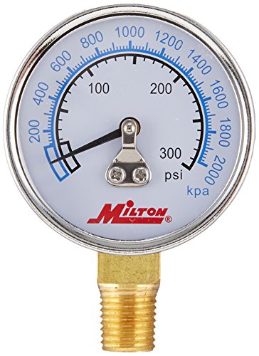 【中古】【未使用・未開封品】Milton 1195 1/4インチ NPT 高圧ゲージ