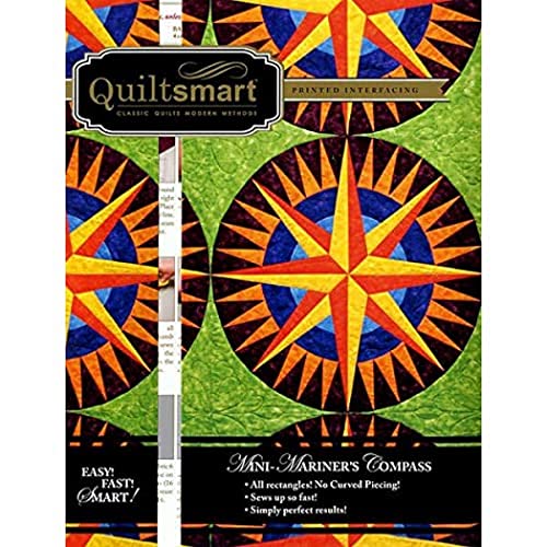 【中古】【未使用・未開封品】Quiltsmart ミニマリナーコンパス クラシックパック プリント可溶性インタフェースパターン｜AJIMURA-SHOP
