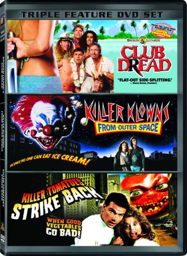 【中古】【未使用・未開封品】Dying of Laughter Triple Feature (Club Dread / Killer Klowns From Outer Space / Killer Tomatoes Strike Back)