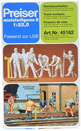 【中古】【未使用・未開封品】プライザー 保線作業員 6体 未塗装キット 1/22.5 45182
