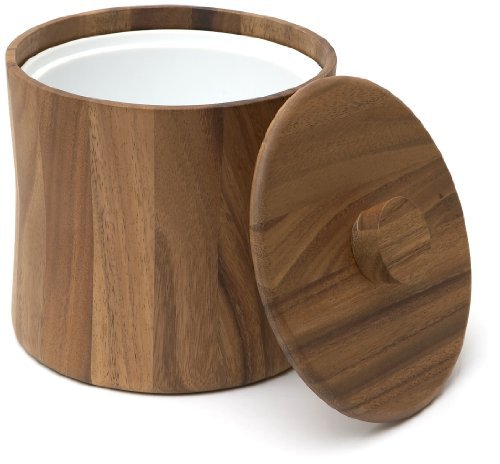 【中古】【未使用・未開封品】Woodard & Charles Acacia Wood Ice Bucket, 8-Inch by Woodard & Charles｜AJIMURA-SHOP