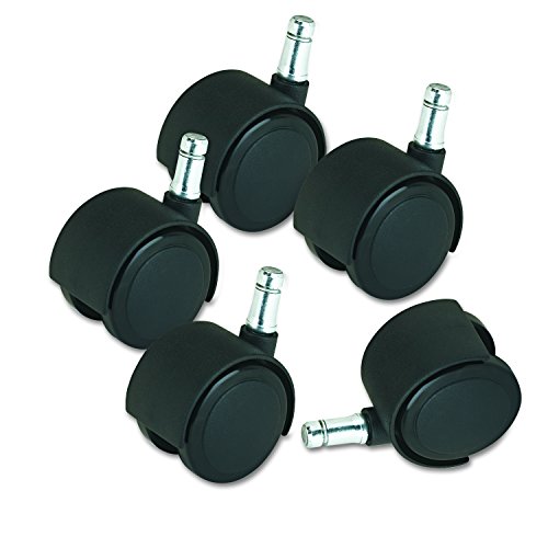 【中古】【未当て嵌める・未開封品】Deluxe Casters, 100 lbs./Caster, Nylon, Matte Black, 5/Set (並行輸入品)