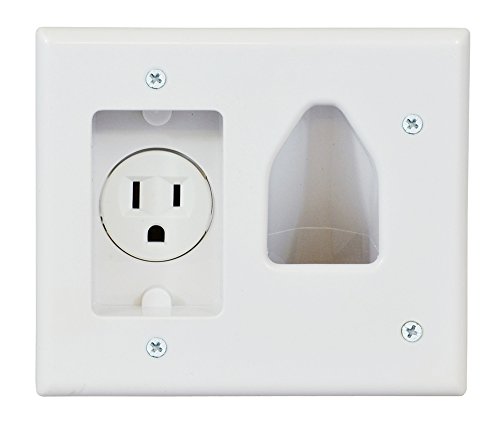 【中古】【未当て嵌める・未開封品】WHITE RECESSED CABLE [並行輸入品]