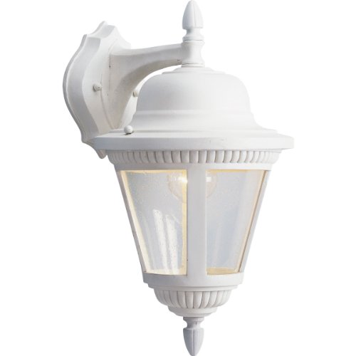 【中古】【未使用・未開封品】Progress Lighting P5863-30 1-Light Cast Wall Lantern with Clear Seeded Glass, White by Progress Lighting 38,770円