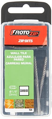 【中古】【未使用・未開封品】Rotozip Tool Co.TC4Tilecut Carbide Zip Bit-4PC 1/8" TILE ZIP BIT (並行輸入品)｜AJIMURA-SHOP