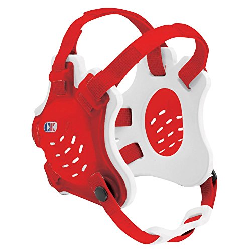 【中古】【未使用・未開封品】(Scarlet/White/Scarlet) - Cliff Keen F5 Tornado Headgear