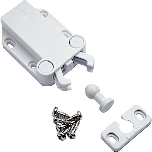 【中古】【未使用・未開封品】安全プッシュタッチラッチ、ホワイト、標準( 2???3?/ 8?\