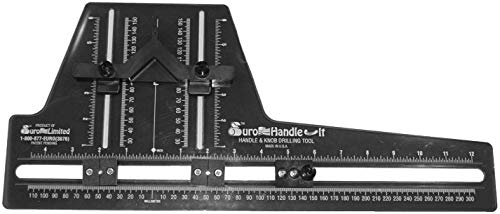 【中古】【未当て嵌める・未開封品】ユーロリミテッドハンドルイットノブプルアジャスタブルキャビネットドア穴あけ鋳型手道具ELHANDLEIT