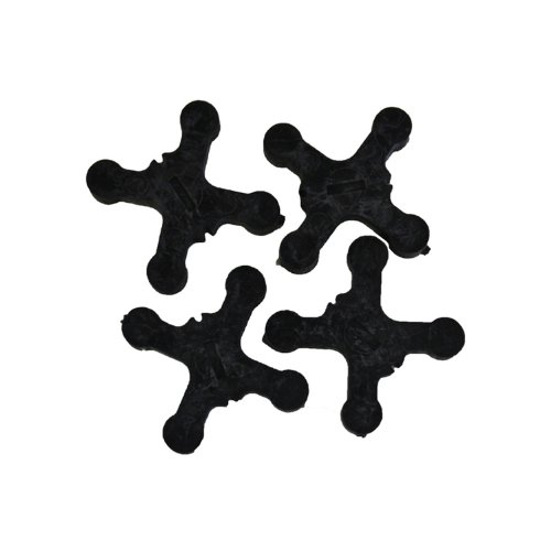 【中古】【未当て嵌める・未開封品】Bowjax SlipJax StringSilencer 黒いこと 4容器に並べる