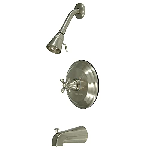【中古】【未使用・未開封品】(Satin Nickel) - Kingston Brass KB2638BX Metropolitan Tub and Shower Faucet, Satin Nickel｜AJIMURA-SHOP