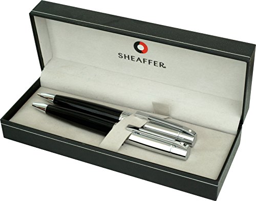 【中古】【未使用・未開封品】Sheaffer Series 300 Ballpoint Pen/Mechanical Pencil Set - Black Barrel Chrome Trim シャープペン (並行輸入品)|AJIMURA-SHOP