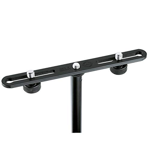 【中古】【未使用・未開封品】K?nig & Meyer 2つのマイク用K＆Mスタンド23550-BLACKマイクバー｜AJIMURA-SHOP